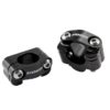 Voca Racing Lenker-Adapter 22mm auf 28mm - schwarz eloxiert
