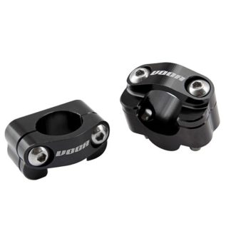 Voca Racing Lenker-Adapter 22mm auf 28mm - schwarz eloxiert