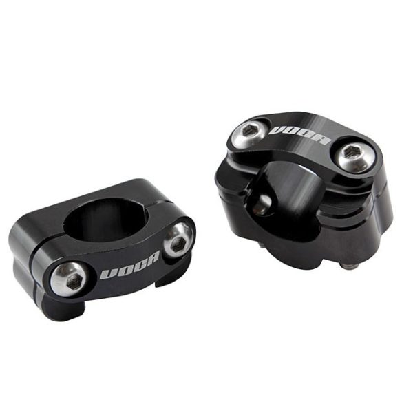 Voca Racing Lenker-Adapter 22mm auf 28mm - schwarz eloxiert