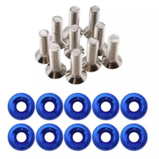 Verkleidungsschrauben Set / Blau