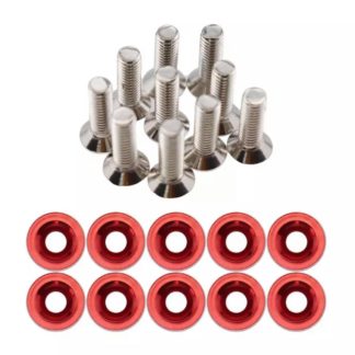 Verkleidungsschrauben Set / Rot