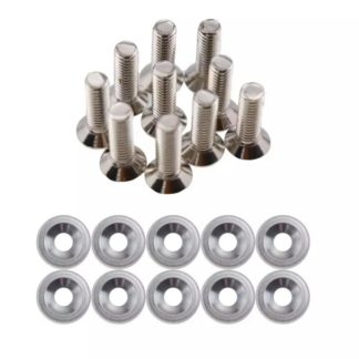 Verkleidungsschrauben Set / Silber