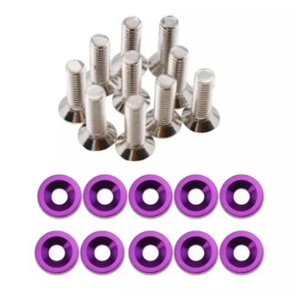 Verkleidungsschrauben Set / Violett