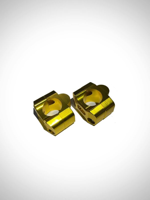 Lenker-Adapter 22mm auf 28mm - Gold eloxiert – Bild 2