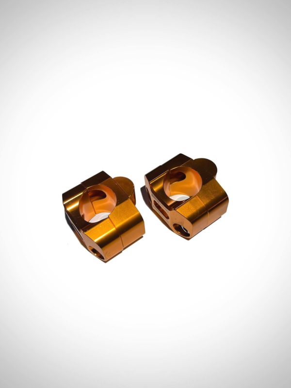 Lenker-Adapter 22mm auf 28mm – Orange eloxiert – Bild 2