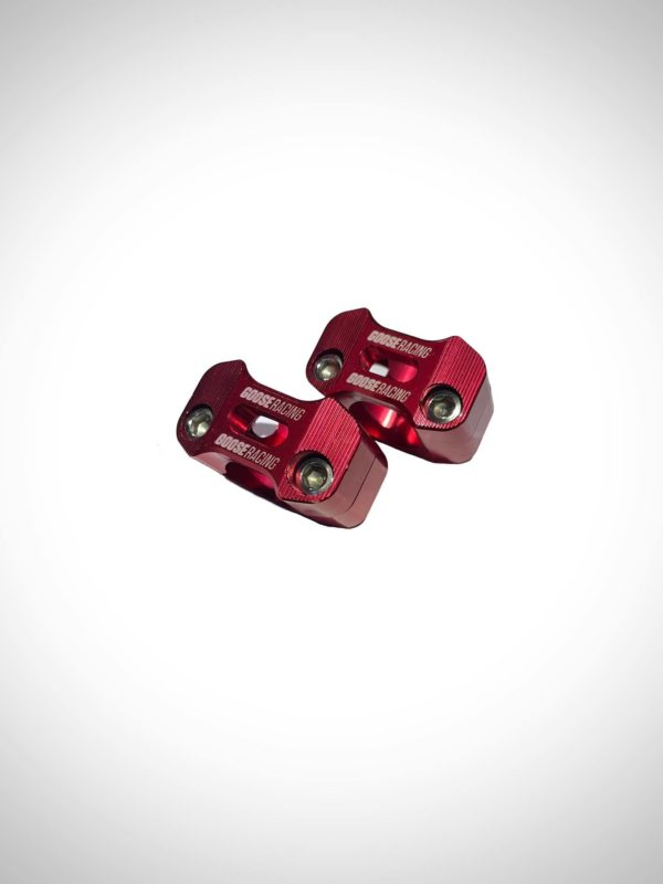 Lenker-Adapter 22mm auf 28mm – Rot eloxiert