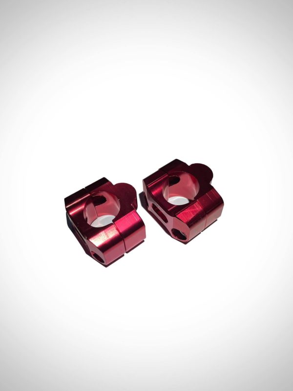Lenker-Adapter 22mm auf 28mm – Rot eloxiert – Bild 2