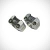 Lenker-Adapter 22mm auf 28mm – Silber eloxiert