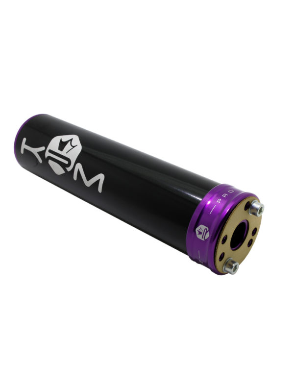 Endschalldämpfer KRM Pro Ride 70-90cc / Alu Lila – Bild 2