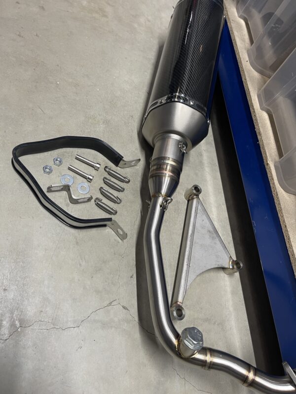Vespa Sprint/Primavera 125-150 Auspuffanlage / Vollcarbon – Bild 3
