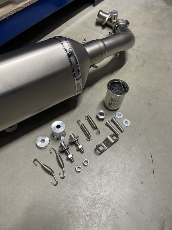 Vespa GTS 125-300 Auspuffanlage / Aluminium – Bild 3