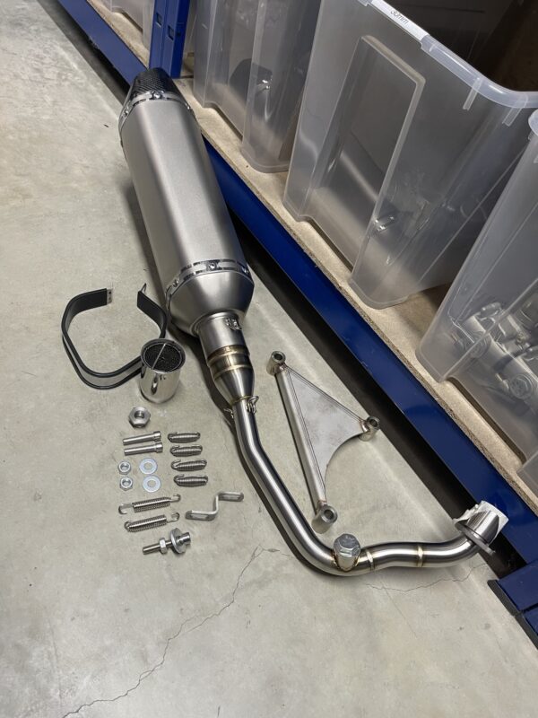 Vespa Sprint/Primavera 125-150 Auspuffanlage / Carbon – Bild 5
