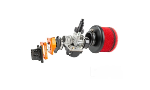 Einlasskit High Flow DellOrto 21mm orange AM6 / Derbi