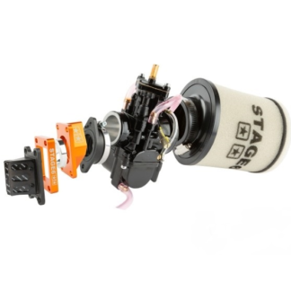 Einlasskit High Flow PWK 28mm orange AM6 / Derbi