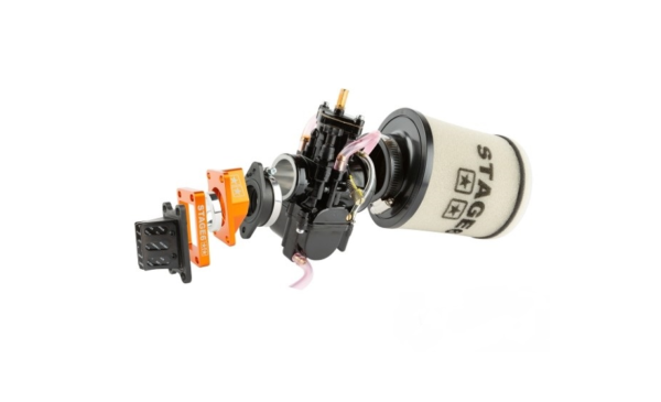 Einlasskit High Flow PWK 28mm orange AM6 / Derbi